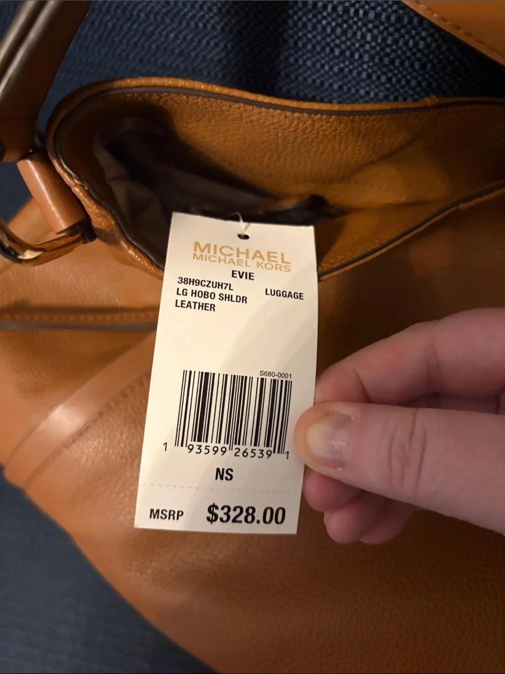 Michael Kors Brown Leather Evie Bag